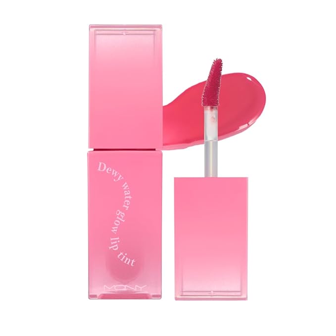 MQNY(MACQUEEN NEWYORK Dewy Water Glow Lip Tint 3.5g 9colors (#02 Candied Pink, Light Pink)