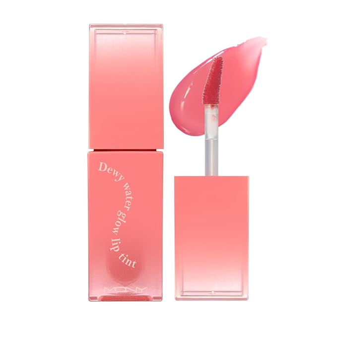 MQNY(MACQUEEN NEWYORK Dewy Water Glow Lip Tint 3.5g (# 03 Peach Dew, Neutral Pink)