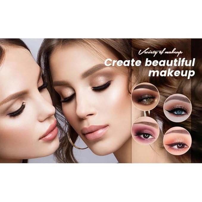 All in One BR 48 Makeup Color Kit # 0265 with 37 Eye Shadows, 5 Blushers, 1 Lipgloss, 1 Mascara, 1 Eye Pencil, 3 Pressed Powder - Create Stunning Looks with Ease