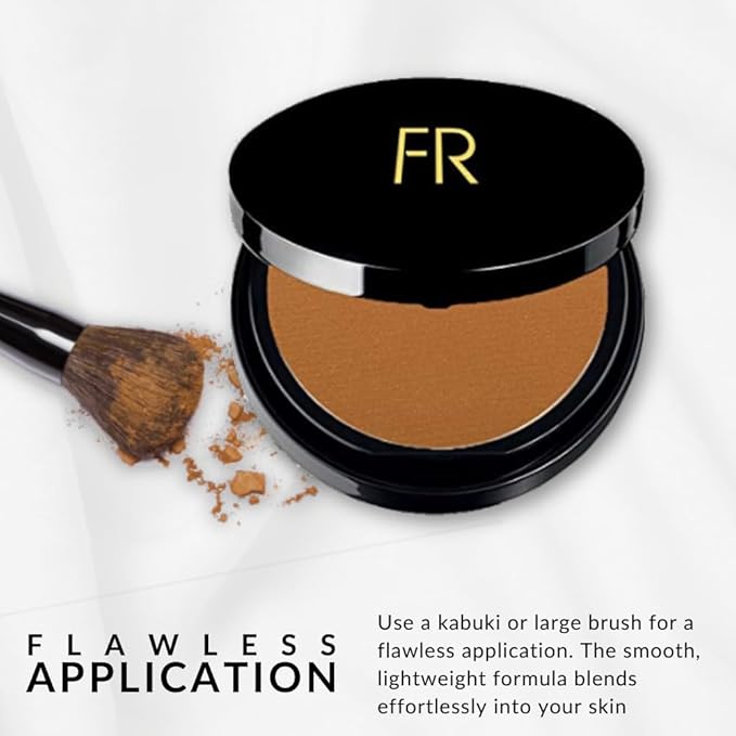Bronzer by Flori Roberts, Sheer Finish Bronzing Powder Makeup for Women of Color or Deeper Skin Tones, Contours and Highlights for Sun Kissed Glow
