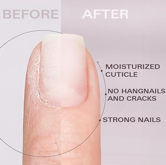 Nail Oil Cuticle Pen - Jasmine - Nail Strengthener & Growth Serum with Vitamin A, D, E, B5, Grapeseed & Natural Oils - Repair for Brittle, Peeling, Thin Nails - Twist Brush Pen