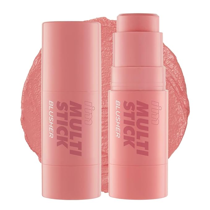I'M MEME Blusher - I'm Multi Stick 005 Bliss Mauve | Easy Blendable Cream Blush for Natural Look, Multi Blush Stick for Cheek Tint, Face Contour Makeup, and Face Blush, Suitable All Ages, Cute Stuff