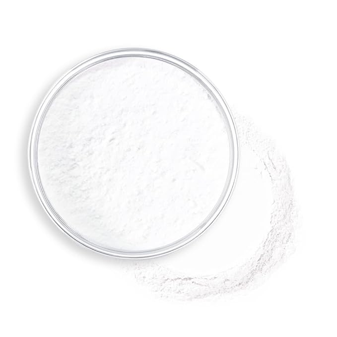 Kaely Longwear Loose Setting Powder, Face Finishing Powder Long Lasting Waterproof, Polvo suelto Face Brightener Makeup, Soft Matte Finish, Vegan & Cruelty-Free, 01 White