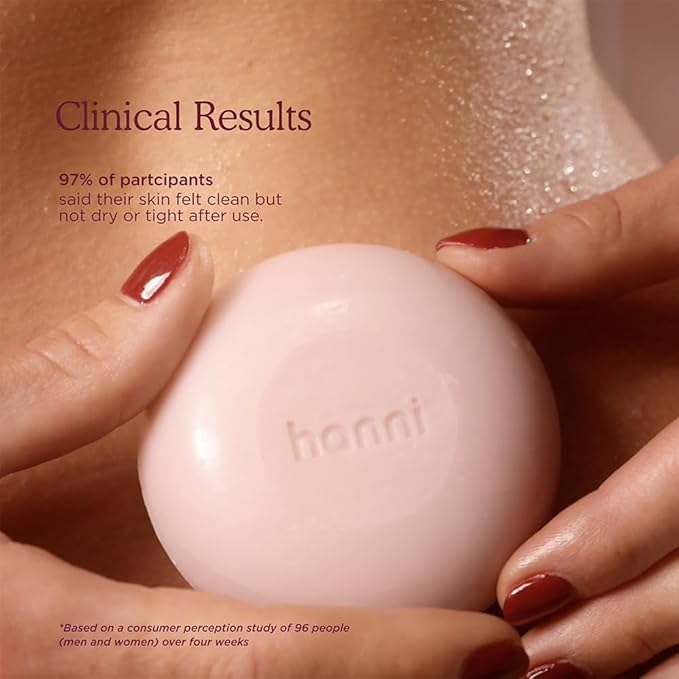 HANNI Cocoon Cleanse Serum with Shea Butter, Soap-Free Body Wash and Shaving Cream Replacement, Hydrating Cleanser with Eucalyptus, 3.7 oz