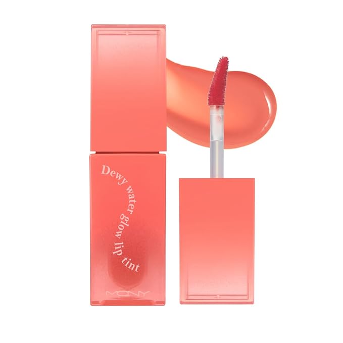 MQNY(MACQUEEN NEWYORK Dewy Water Glow Lip Tint 3.5g (#08 Peach Jelling, Neutral Peach)