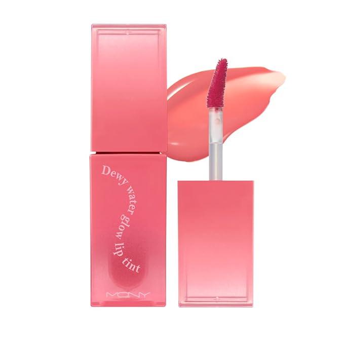 MQNY(MACQUEEN NEWYORK Dewy Water Glow Lip Tint 3.5g (#06 Juicy Pink, Pink Coral)