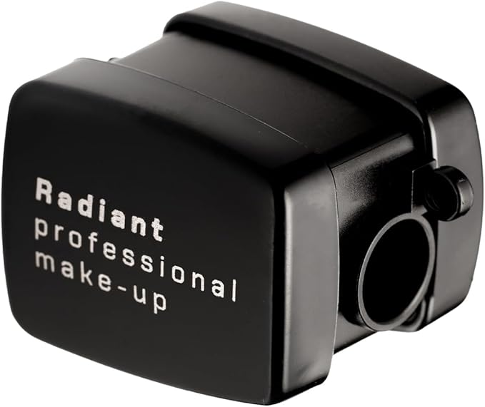 Radiant Professional Pencil Sharpener for Soft Pencils - Makeup Sharpener with Catcher for Lip & Eye Pencils
