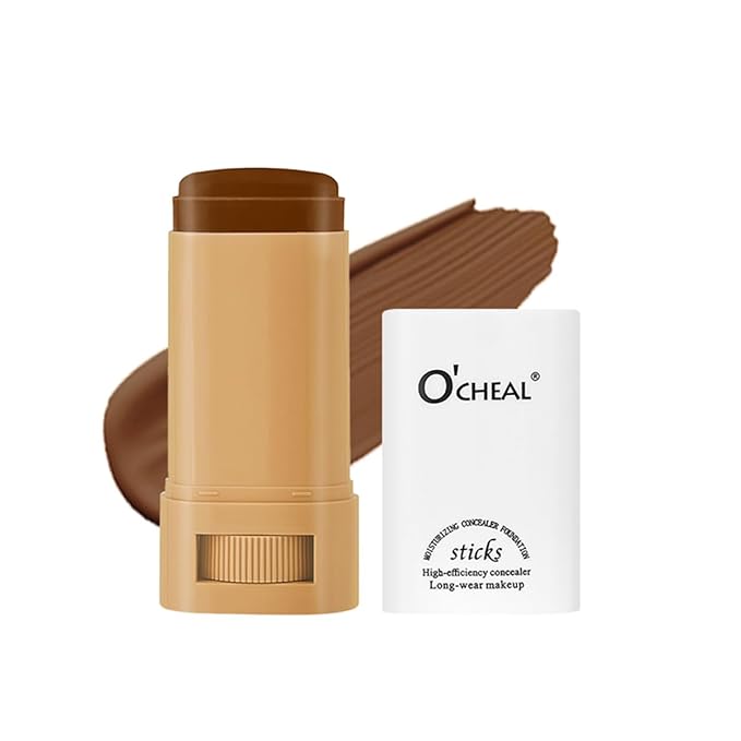 O'CHEAL Face Foundation Contour Stick Long-wear Lightweight Brighten Blemish Contouring Face Concealer Foundation Stick Beauty Makeup 03#