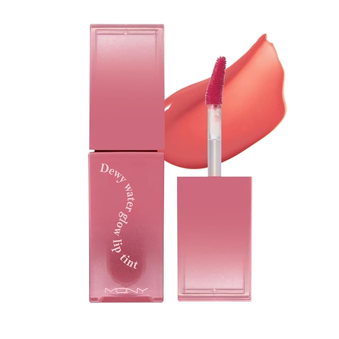 MQNY(MACQUEEN NEWYORK Dewy Water Glow Lip Tint 3.5g 9colors (#09 Peanut Peach, Peach Beige)
