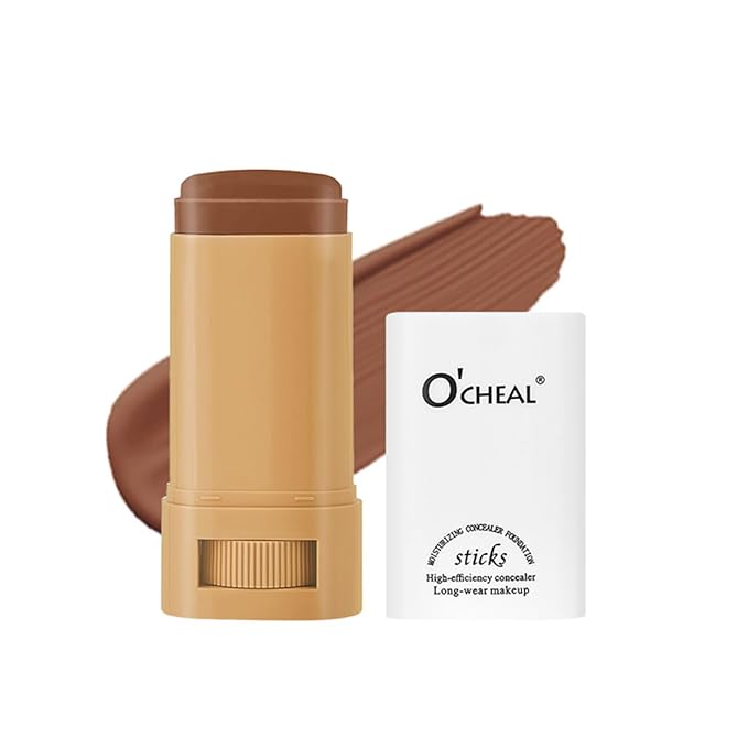 O'CHEAL Face Foundation Contour Stick Long-wear Lightweight Brighten Blemish Contouring Face Concealer Foundation Stick Beauty Makeup 06#