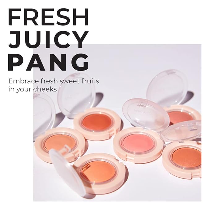 A'PIEU Juicy-Pang Jelly Blusher [BE01] – Soft Touch Blush for Cheek with Combined Cream & Powder Texture for Natural Dewy-Finish, No Fall-Out. 0.17 oz