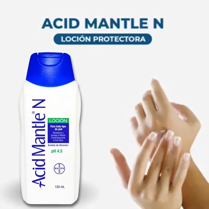 LOCION ACID MANTLE PH 4.5 LOTION - YAHVE 120 ml pH 4.5 Lotion - Yahve 4.05 Fl Oz