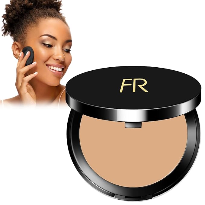Cream To Powder Foundation by Flori Roberts, Full Coverage for Women of Color or Deeper Skin Tones, Long Lasting Makeup, Matte Finish, Covers Uneven Complexion and Hides Imperfections, 0.30 oz