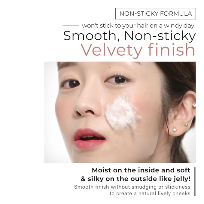 A'PIEU Juicy-Pang Jelly Blusher [VL01] – Soft Touch Blush for Cheek with Combined Cream & Powder Texture for Natural Dewy-Finish, No Fall-Out. 0.17 oz