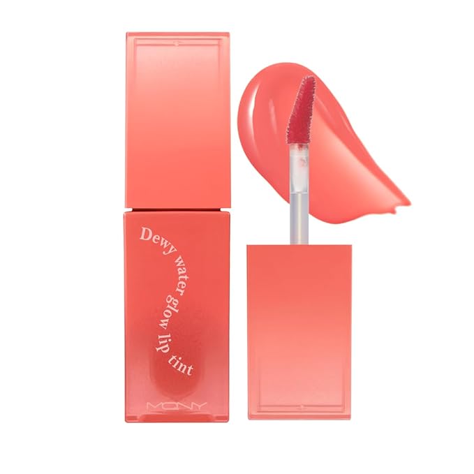 MQNY(MACQUEEN NEWYORK Dewy Water Glow Lip Tint 3.5g 9colors (#07 Apricot Chew, Apricot Peach)