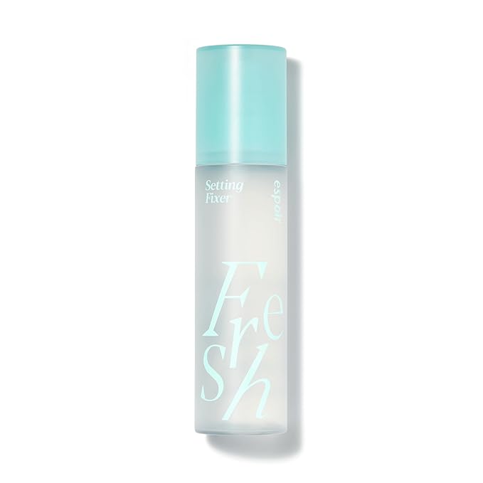 Espoir Fresh Setting Fixer | Makeup Fixing Spray with Hyaluronic Acid, Long-lasting & Lightweight Layering on the Skin, Moisturizing and Refreshing Finish, Vegan, Dermatologically Tested, 3.38 Fl Oz.