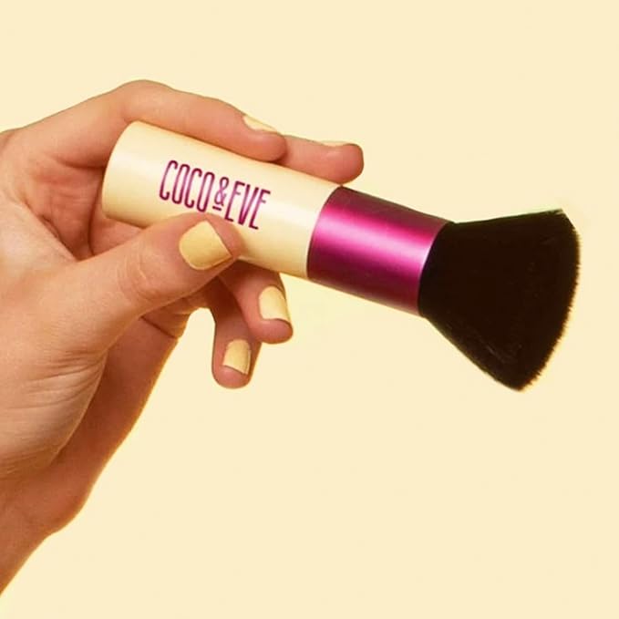 Coco & Eve Sunny Honey Bali Bronzing Bundle (Medium). All Natural Sunless Tanning Mousse. Instant Self Tanning Lotion with Bronzer, Mitt Applicator and Kabuki Brush.