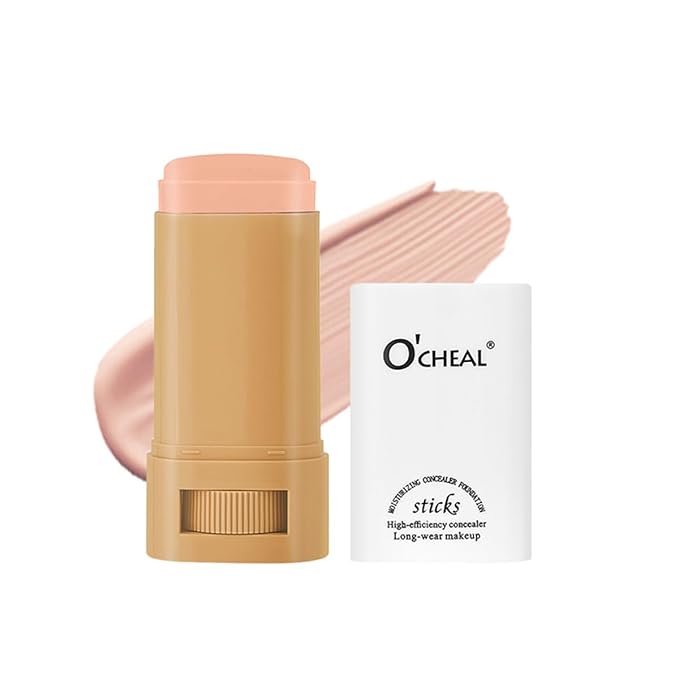 O'CHEAL Face Foundation Contour Stick Long-wear Lightweight Brighten Blemish Contouring Face Concealer Foundation Stick Beauty Makeup 05#