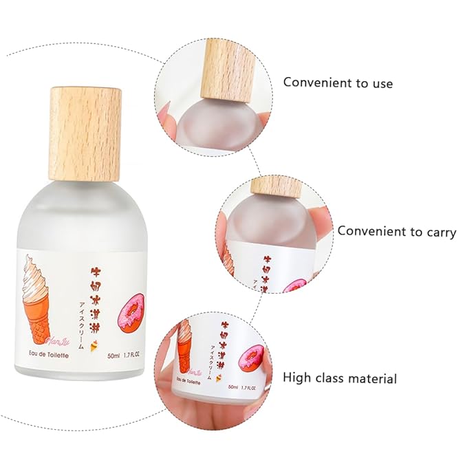 50ml Girls Perfume Natural Wood Cap Long-lasting Light Fragrance Girl Perfume for l