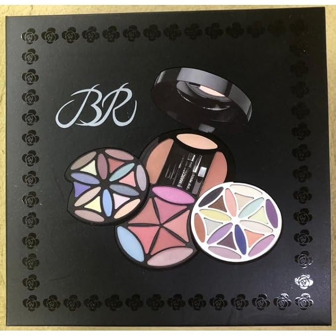 All in One BR 48 Makeup Color Kit # 0265 with 37 Eye Shadows, 5 Blushers, 1 Lipgloss, 1 Mascara, 1 Eye Pencil, 3 Pressed Powder - Create Stunning Looks with Ease