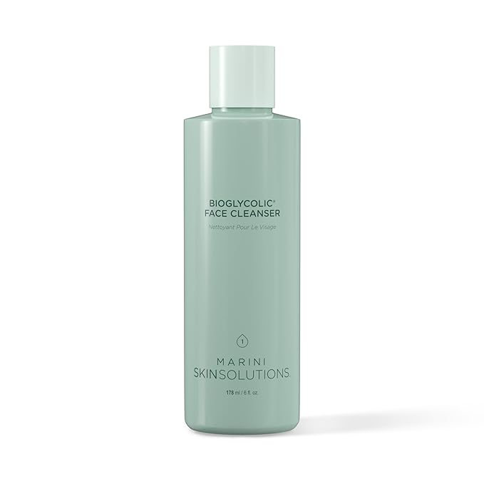 Bioglycolic Face Cleanser - Gentle Resurfacing Facial Wash with Glycolic Acid - Non Foaming, Non Irritating - Cruelty Free - Made in the USA - 6 fl oz