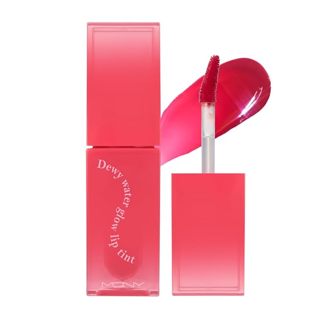 MQNY(MACQUEEN NEWYORK Dewy Water Glow Lip Tint 3.5g 9colors (#05 Icy Cherry, Cherry Red)