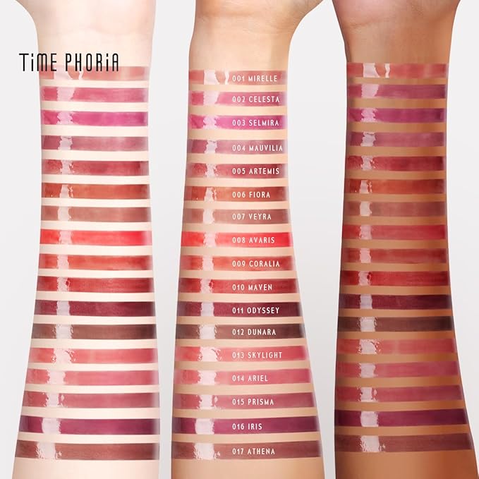 LUNARA FROST 3D LIP GLOSS - Plumping High-Shine Gloss with Hyaluronic Acid | Non-Sticky Glassy Finish | Cooling Sensation | 24H Hydration | Instant Volume Effect (06 FIORA)