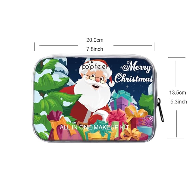 All in One Makeup Kit for Women Full Kit, Christmas Day Gifts for Women Girls, Essential Bundle With Eyeshadow Palette, Brush, Lipstick, Blush, Foundation, Concealer, Mascara, Eyebrow Pencil