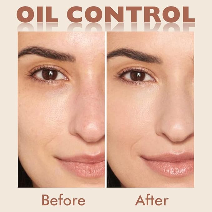 Kaely Pressed Face Powder Compact with Mirror and Puff, Makeup Setting Powder for Women Oily Skin, Oil Control Matte Powder Foundation Waterproof, polvo compacto perfection mate, 02 Natural Beige