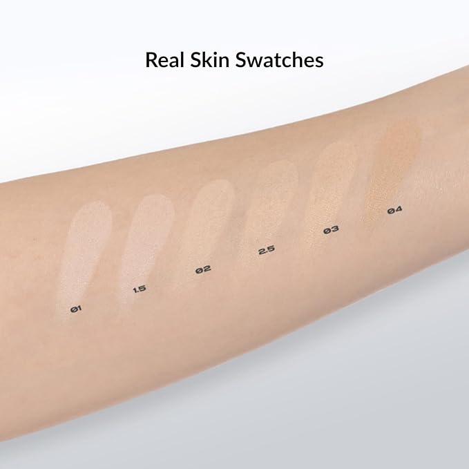 ABOUT TONE Blur Powder Pact 0.32oz - Pressed Powder Compact with Mirror and Puff Makeup Setting Finishing Blurring Natural Translucent Lightweight Face Sebum Oil Control Vegan Formula (02 LIGHT)