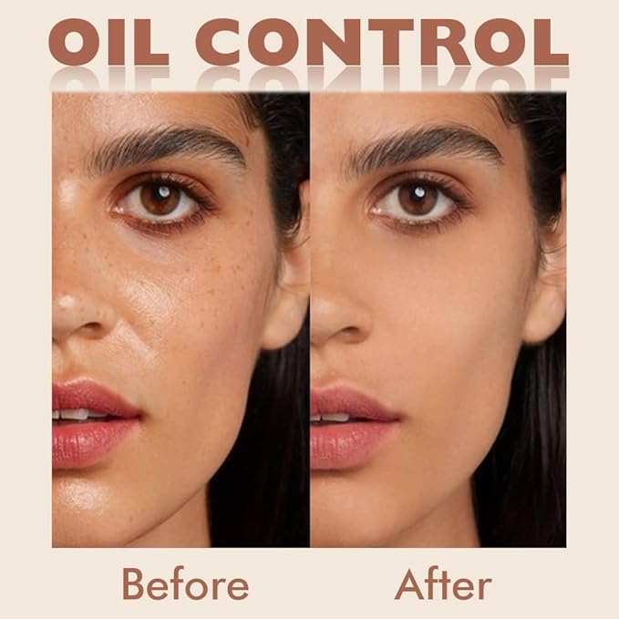 Kaely Pressed Face Powder Compact, Oil Control Flawless Makeup Setting Powder, Perfection Matte Compact Powder Foundation, polvo compacto de maquillaje, Lightweight Waterproof, 03 Pure Beige