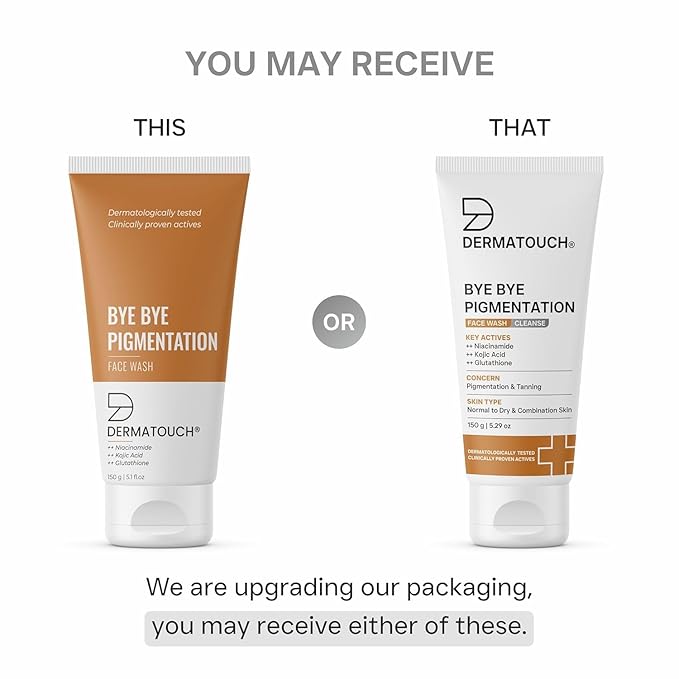 Bye Bye Pigmentation Face Wash | Anti Pigmentation for Women/Men with Niacinamide, Kojic Acid & Glutathione (2, 150G/5.39 Oz)