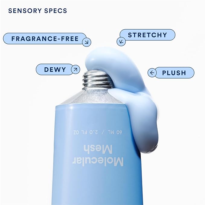 Experiment Molecular Mesh Barrier Repair Face Moisturizer - Soothing Lightweight Face Cream for Strength, Redness, & Irritation - Ectoin, Phytosphingosine, Centella 2 FL OZ - Vegan for Sensitive Skin