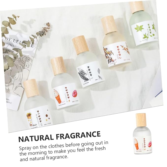 50ml Girls Perfume Natural Wood Cap Long-lasting Light Fragrance Girl Perfume for l