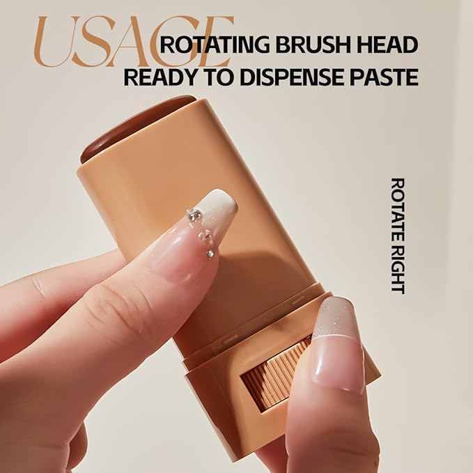 O'CHEAL Face Foundation Contour Stick Long-wear Lightweight Brighten Blemish Contouring Face Concealer Foundation Stick Beauty Makeup 05#