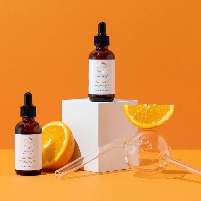 OxygenCeuticals Serum 12 – Pure Vitamin C 12% + Vitamin E Antioxidant Brightening Serum, Gentle Formula for Sensitive Skin, Improves Tone & Radiance. 1.01 fl.oz (30ml)