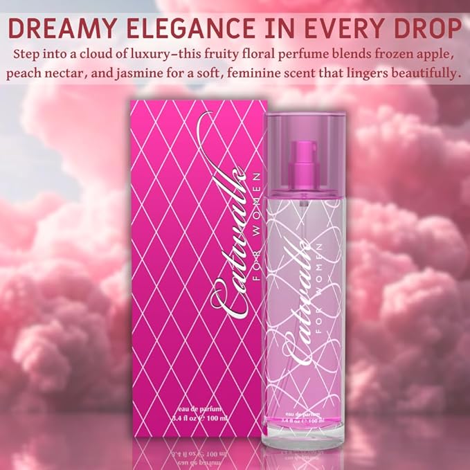 Perfume for Women - INSPIRED by A WORLD RENOWED WOMEN'S PERFUME - Fruity, White Floral, Fresh - Frozen Apple, Peach Nectar, Jasmine, Musk - Long-Lasting 100ml (3.4 fl oz)