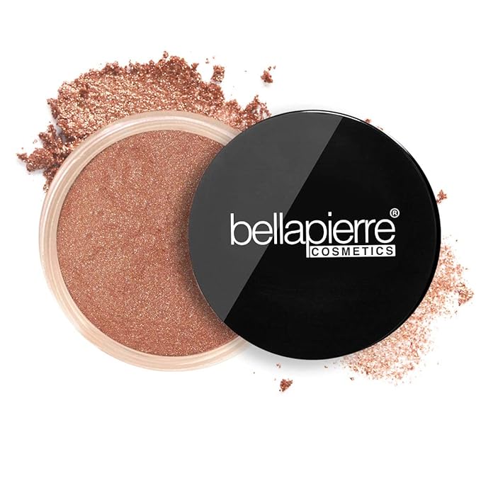 bellapierre Mineral Bronzer - Loose Powder | SPF Protection | Warms Skin Tone for a Sun-Kissed Look | Non-Toxic & Paraben Free - Kisses - 0.3 Oz