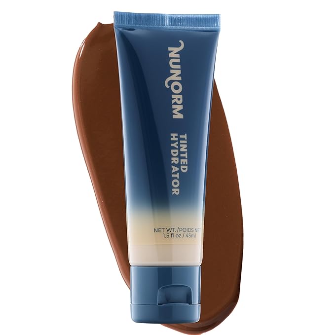 Men’s Tinted Moisturizer for Face - Waterbased Tinted Facial Hydrating Moisturizer with Lightweight & Buildable Coverage - Blurs Imperfections & Evens Skin Tone 03-Bronze