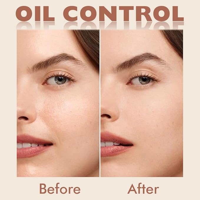 Kaely Pressed Face Powder Compact, Oil Control Flawless Makeup Setting Powder, Perfection Matte Compact Powder Foundation, polvo compacto de maquillaje, Lightweight Waterproof, 01 Calassic Ivory