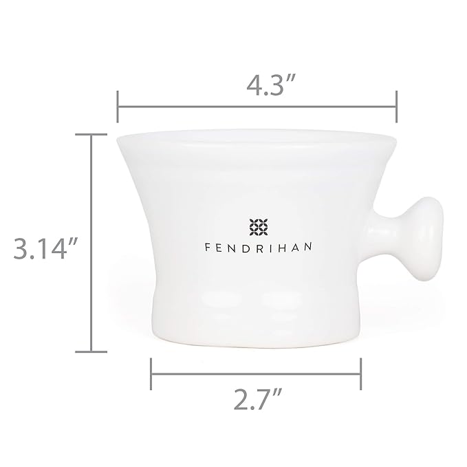 Fendrihan Essential Apothecary Shaving Mug (White)