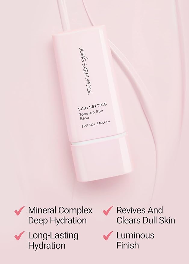 JUNG SAEM MOOL OFFICIAL] Skin Setting Tone up Sun Base | Weightless CC Cream | Makeup Artist Brand
