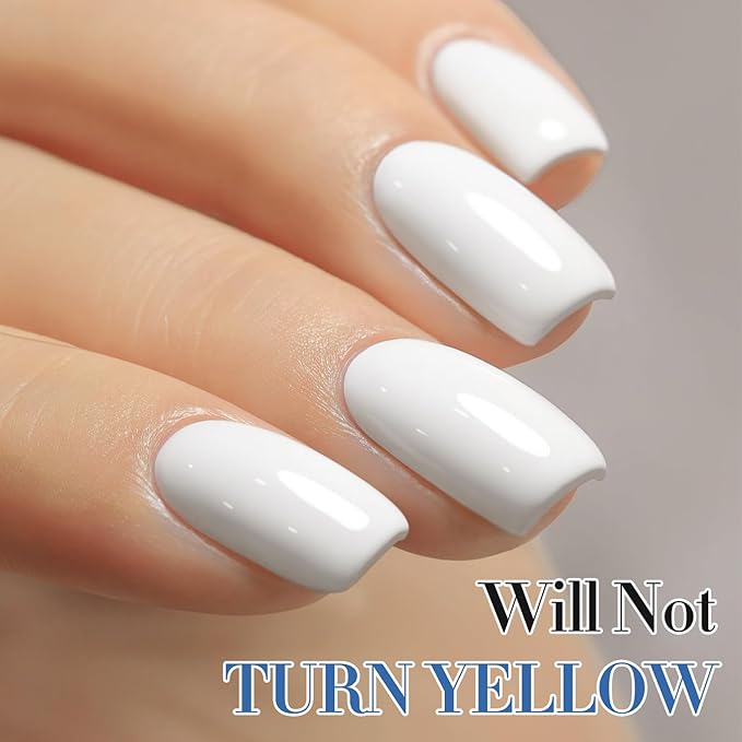 Double Rhythm 15ML No Wipe Gel Top Coat Base Coat Iridescent Glitter Shimmer 2 in 1 Nail Polish Soak Off Manicure DIY Home Salon (Clear)