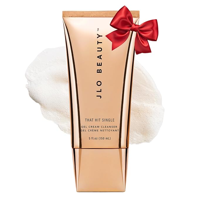 JLO BEAUTY Gel Cream Face Wash, Daily Facial Cleanser & Makeup Remover, Hydrating Sulfate Free Skin Care Formula with Antioxidants, Gentle Face Cleanser For Women, That Hit Single, 5 Oz