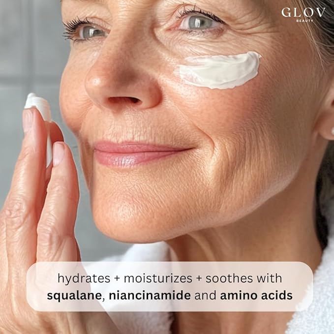 Glov Beauty Face Moisturizer with Squalane & Niacinamide - Anti Aging Hydrating Face Cream for All Skin Types, Daily Moisturizer Face Cream for Women