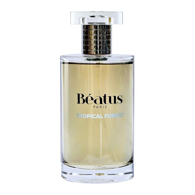 Beatus Paris Tropical Forest - Luxury Mens Cologne - Long-Lasting Fragrance - Notes of Fruity Opening with Pineapple, Green Apple, Bergamot Scent - All Day Wear EDP Spray - Travel Size Perfume - 3.4oz