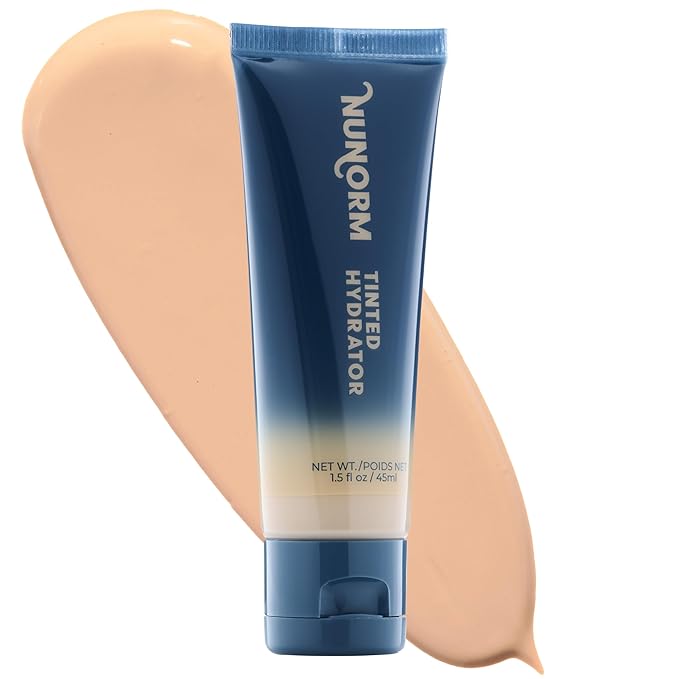 Men’s Tinted Moisturizer for Face - Waterbased Tinted Facial Hydrating Moisturizer with Lightweight & Buildable Coverage - Blurs Imperfections & Evens Skin Tone 07-Bronze