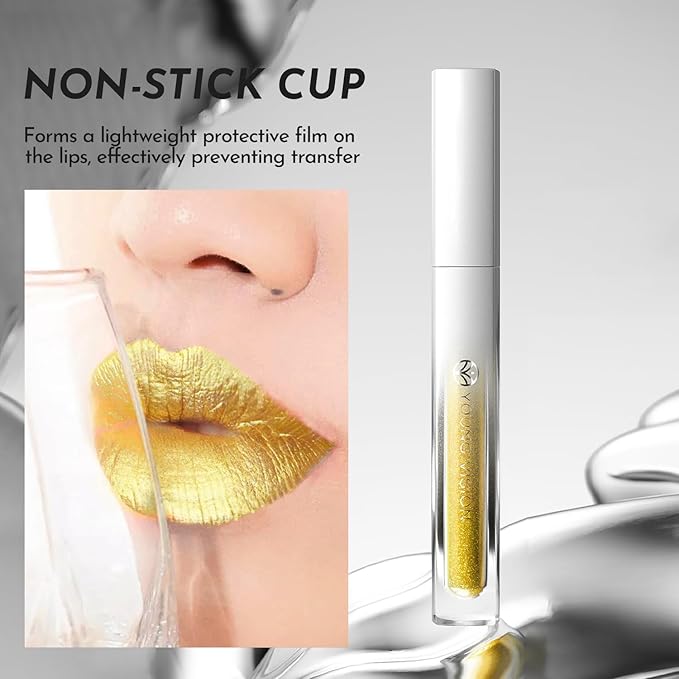 YOUNG VISION 8Pcs Lip Gloss Collection Makeup Set Set, Shiny Smooth Soft Liquid Lip Glosses, Non Transfer Gloss, Multi-Purpose Lip Liner, Gloss, Eyeliner & Eyeshadow for Girls and Women Makeup