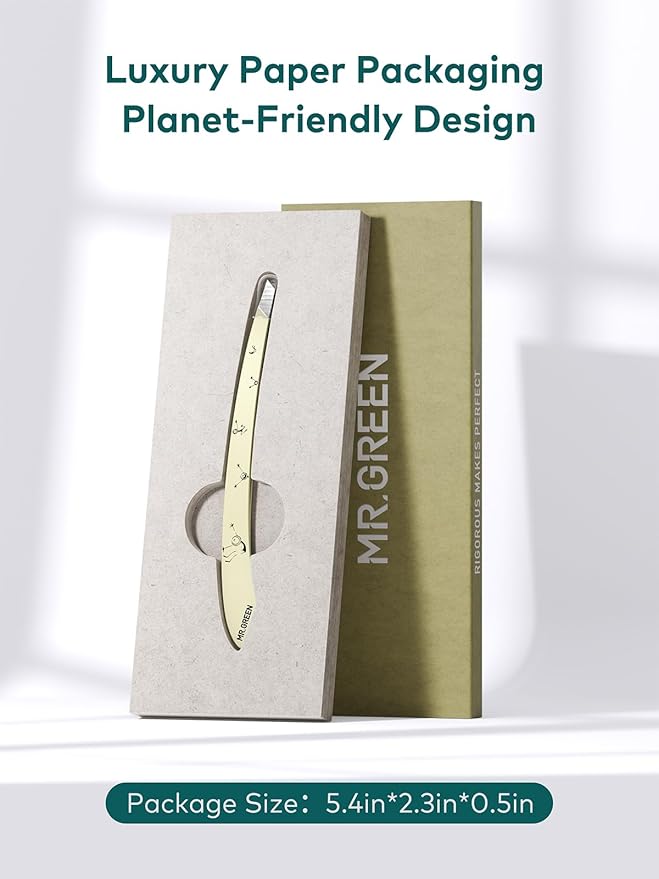 MR.GREEN Tweezers For Women Facial Hair, Professional Precision Eyebrow Tweezers for Women and Men, Stainless Steel Slanted Cute Hair Removal Plucker