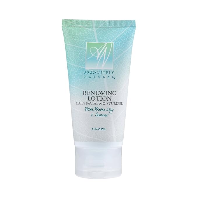Absolutely Natural - Renewing Lotion Facial Moisturizer with Aloe, Vegan, Made in the USA